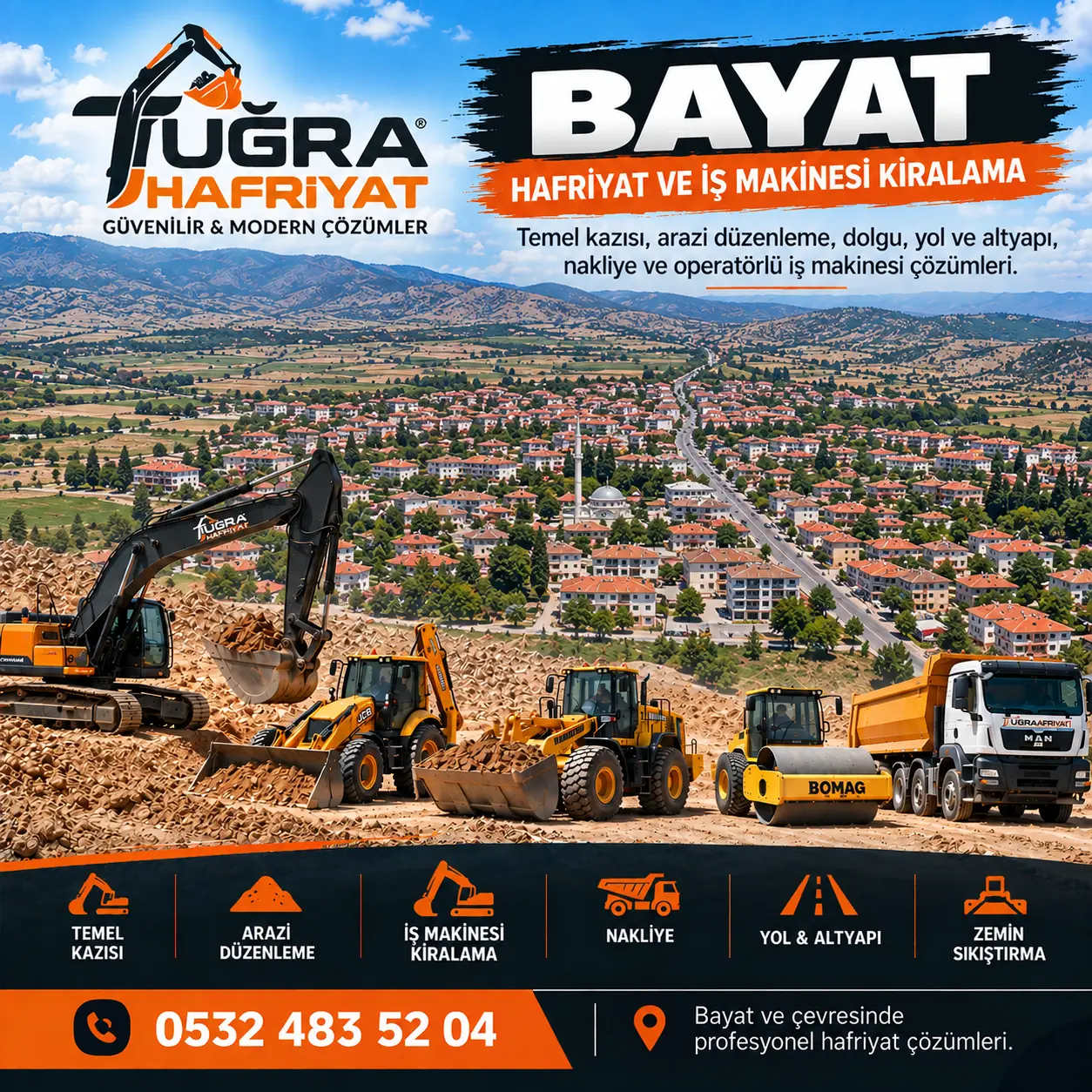 Bayat Hafriyat ve İş Makinesi Kiralama