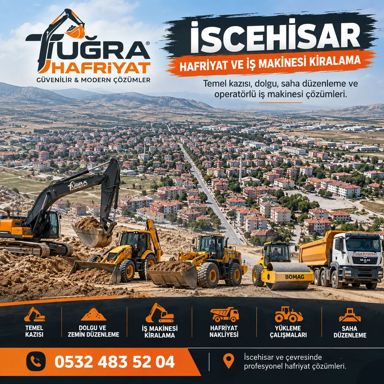 İscehisar Hafriyat ve İş Makinesi Kiralama